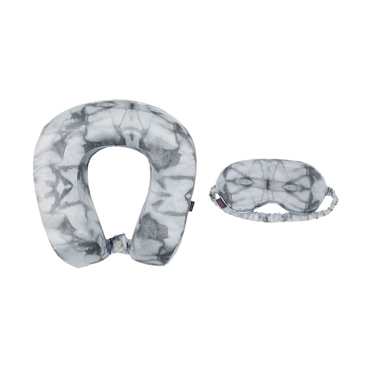 Picture of Bioworld Marbled Satin Neck Pillow & Eye Mask Travel Set