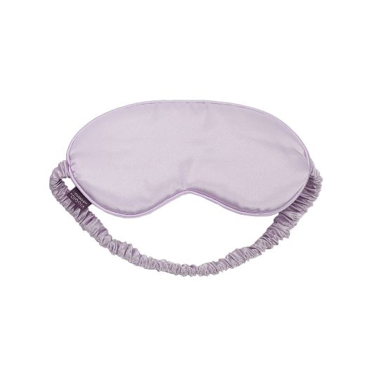 Picture of Bioworld Lavender Satin Neck Pillow & Eye Mask Travel Set