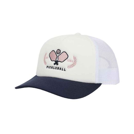 Picture of Bioworld Pickleball Embroidered Pre-Curved Bill Snapback