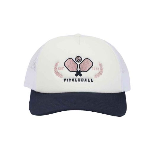 Picture of Bioworld Pickleball Embroidered Pre-Curved Bill Snapback