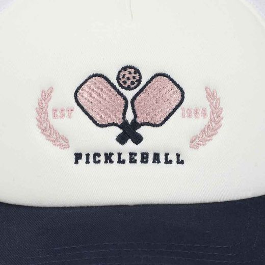 Picture of Bioworld Pickleball Embroidered Pre-Curved Bill Snapback