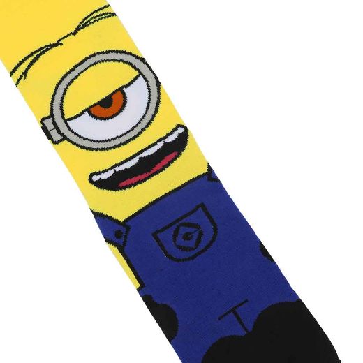 Picture of Minions Animigos 360 Character 3 Pair Crew Socks