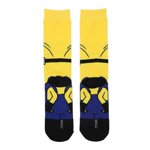 Picture of Minions Animigos 360 Character 3 Pair Crew Socks