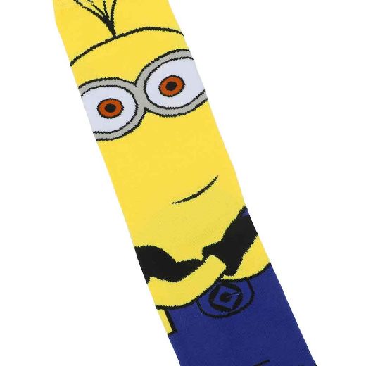 Picture of Minions Animigos 360 Character 3 Pair Crew Socks