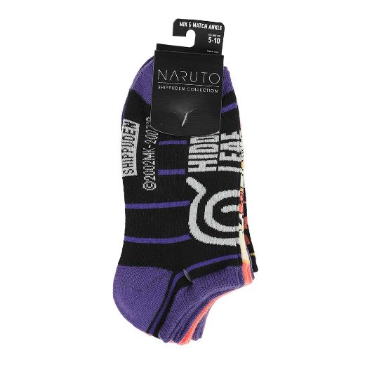 Picture of Naruto Ichiraku Ramen 5 Pair Ankle Socks 
