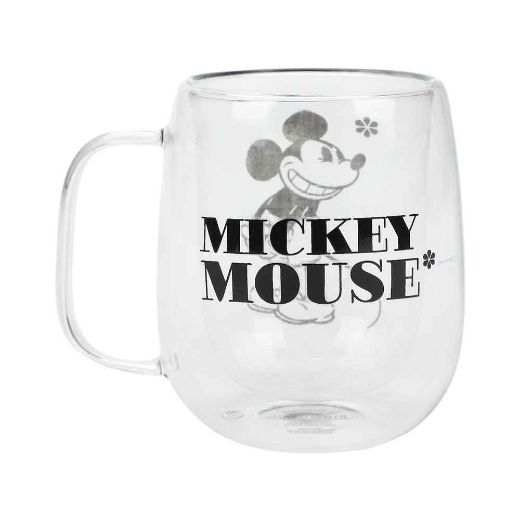 Picture of Disney Mickey Mouse 11 oz. Double Wall Glass Mug