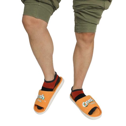 Picture of Orange Crush Terry Cloth Slides