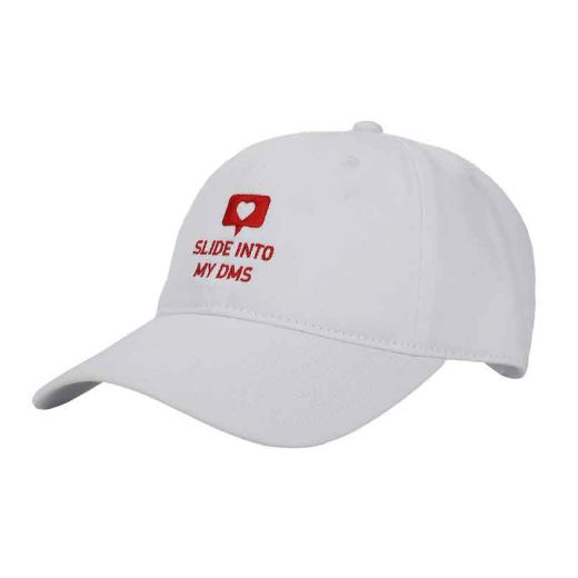 Picture of Bioworld Valentine's Day Slide Into My DMS Embroidered Hat
