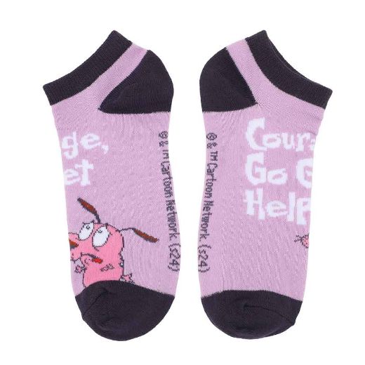 Picture of Courage the Cowardly Dog 5 Pair Ankle Socks