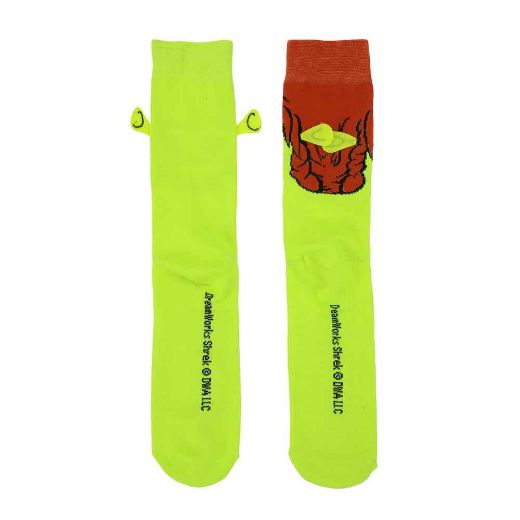 Picture of DreamWorks Shrek & Fiona 3D Ears Crew Socks