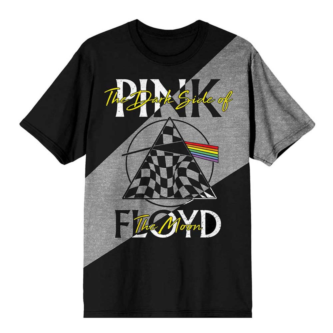 Picture of Pink Floyd The Dark Side of the Moon Split Panel Unisex Pre-pack Tee