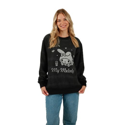 Picture of Kuromi & My Melody Reversible Juniors Oversized Pre-pack Sweatshirt