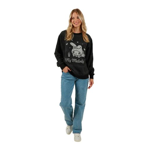 Picture of Kuromi & My Melody Reversible Juniors Oversized Pre-pack Sweatshirt