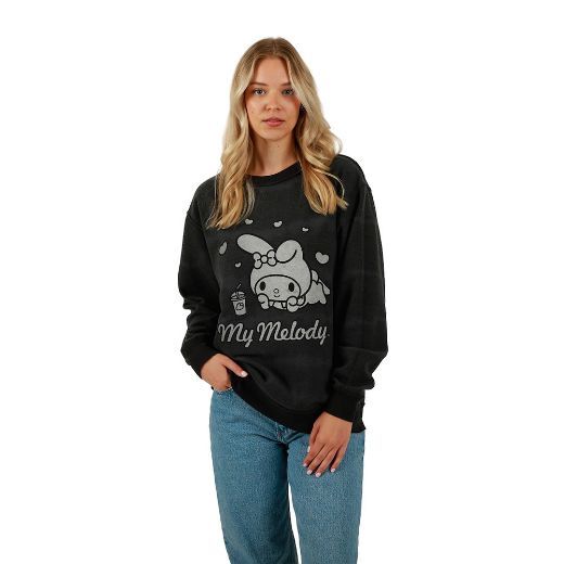 Picture of Kuromi & My Melody Reversible Juniors Oversized Pre-pack Sweatshirt
