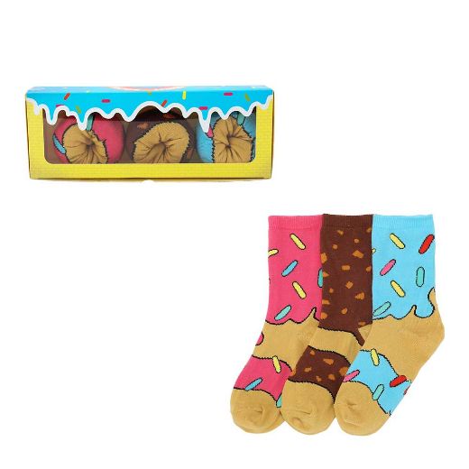 Picture of Bioworld Donut 3 Pair Crew Box Set