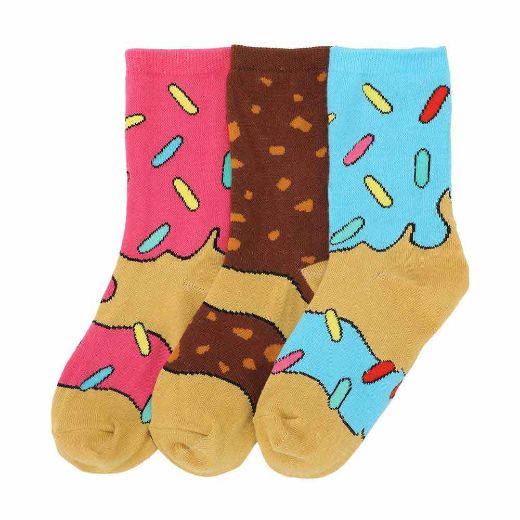 Picture of Bioworld Donut 3 Pair Crew Box Set