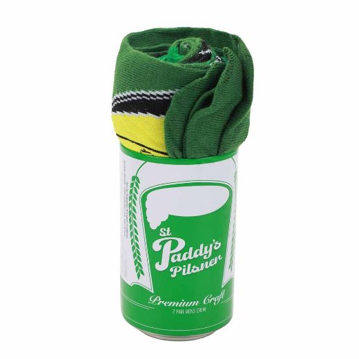 Picture of Bioworld St. Paddy's Pilsner 2 Pair Crew Beer Can Set