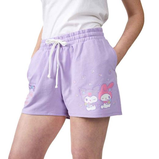 Picture of Kuromi & My Melody Besties Sweat Shorts