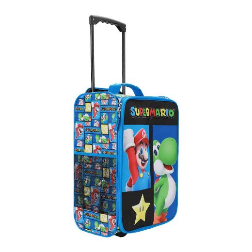 Picture of Super Mario & Yoshi Soft Sided Rolling Luggage