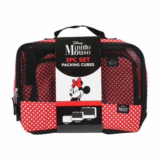 Picture of Disney Minnie Mouse 3 pc. Travel Packing Cubes