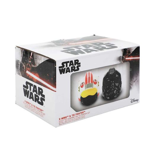 Picture of Star Wars X-Wing & Tie Fighter Sculpted Salt & Pepper Set
