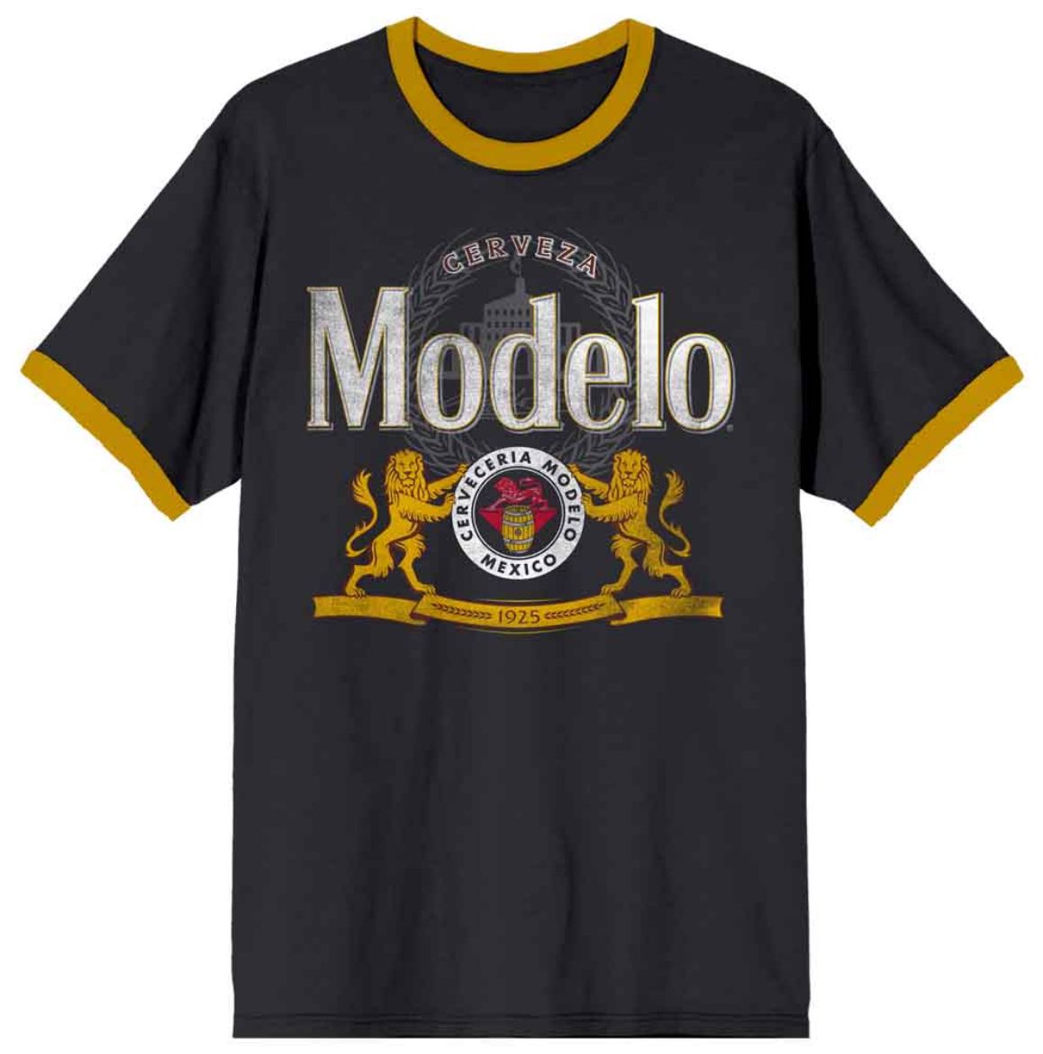 Picture of Modelo Vintage Ringer Unisex Pre-pack Tee