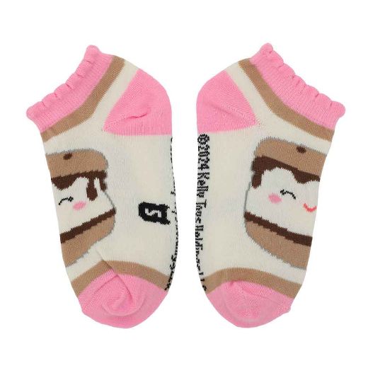 Picture of Squishmallows Mixed Characters Youth 6 Pair Ankle Socks