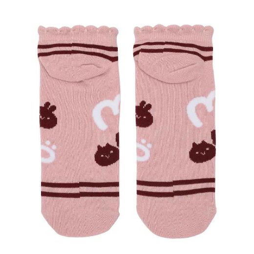 Picture of Mimi & Neko Scalloped Edge 5 Pair Ankle Socks