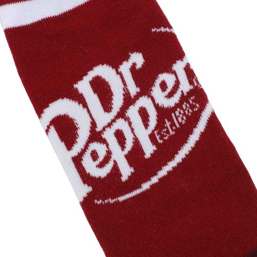 Picture of Dr. Pepper Retro Stripes Soda 5 Pair Ankle Socks