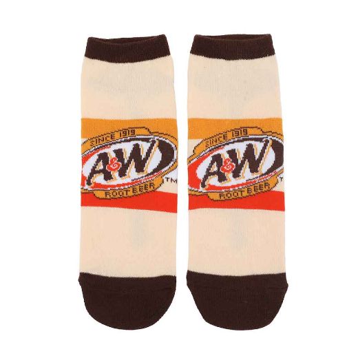 Picture of Dr. Pepper Retro Stripes Soda 5 Pair Ankle Socks