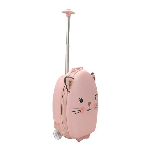 Picture of Little Me Cat 16 in. Youth Rolling Luggage & Mini Backpack