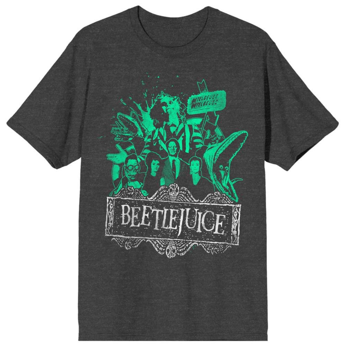 Picture of Beetlejuice Classic Characters POD Unisex Tee