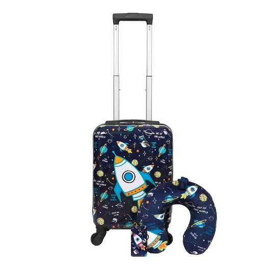 Picture of Viggio Space Fun 3 pc Youth Luggage Travel Set
