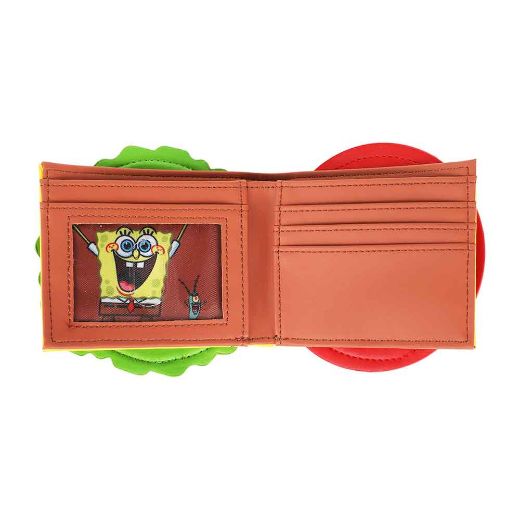 Picture of SpongeBob SquarePants Krabby Patty Shaped Bi-fold Wallet