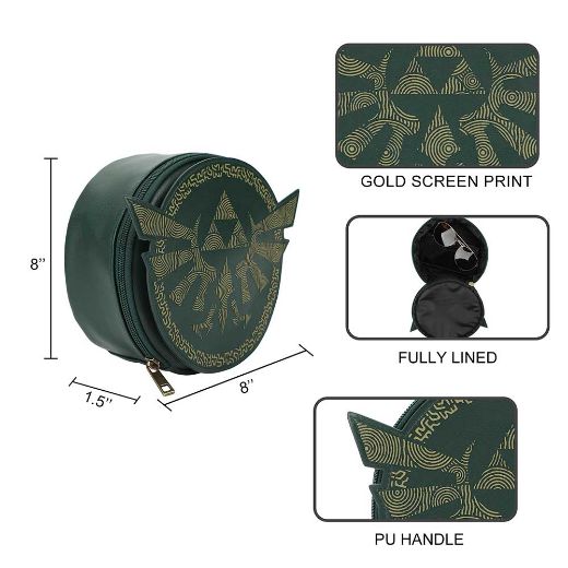 Picture of Zelda Hyrule Crest 3D Travel Cosmetic Bag
