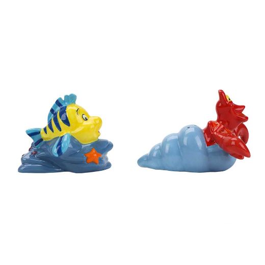 Picture of Disney Little Mermaid Flounder & Sebastian Sculpted Salt & Pepper Set