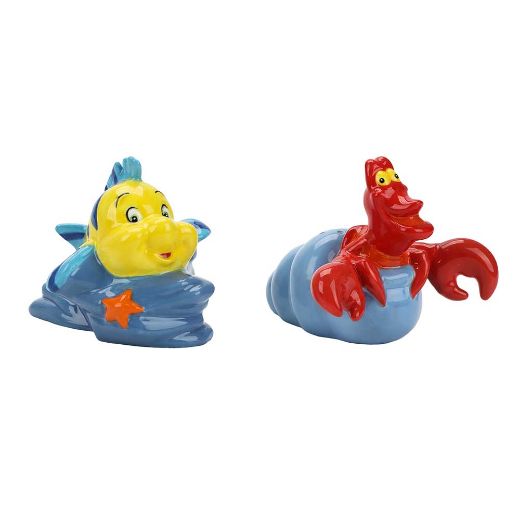 Picture of Disney Little Mermaid Flounder & Sebastian Sculpted Salt & Pepper Set