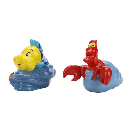 Picture of Disney Little Mermaid Flounder & Sebastian Sculpted Salt & Pepper Set
