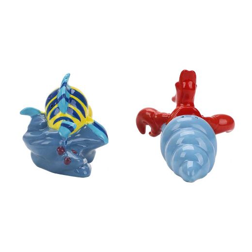 Picture of Disney Little Mermaid Flounder & Sebastian Sculpted Salt & Pepper Set