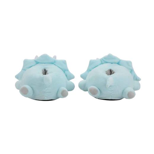 Picture of Blue Triceratops Youth 3D Plush Slippers