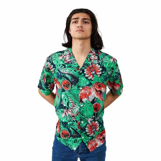 Picture of Jurassic Park Woven Pre-pack Button Up