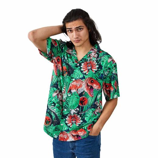 Picture of Jurassic Park Woven Pre-pack Button Up