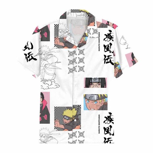 Picture of Naruto Shippuden Woven Pre-pack Button Up