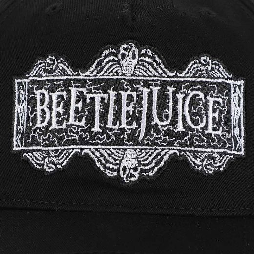 Picture of Beetlejuice Embroidered Logo Pre-Curved Bill Snapback