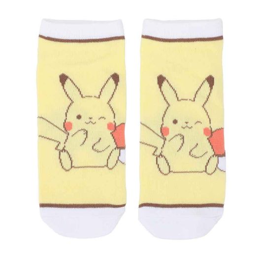 Picture of Pokemon Pikachu 5 Pair Ankle Socks