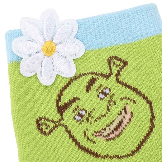 Picture of Dreamworks Shrek 3 Pair Quarter Crew Socks
