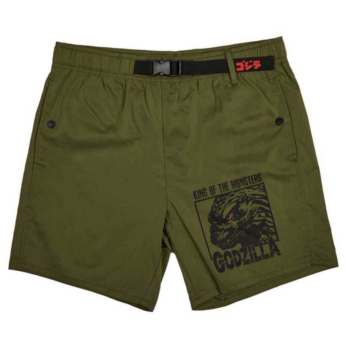 Picture of Godzilla King of the Monsters Active Belted Shorts