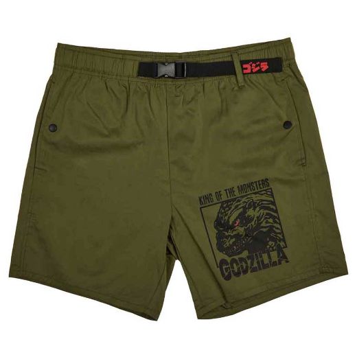 Picture of Godzilla King of the Monsters Active Belted Shorts
