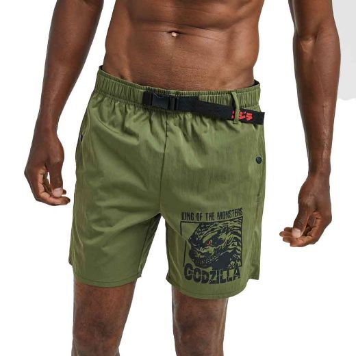 Picture of Godzilla King of the Monsters Active Belted Shorts