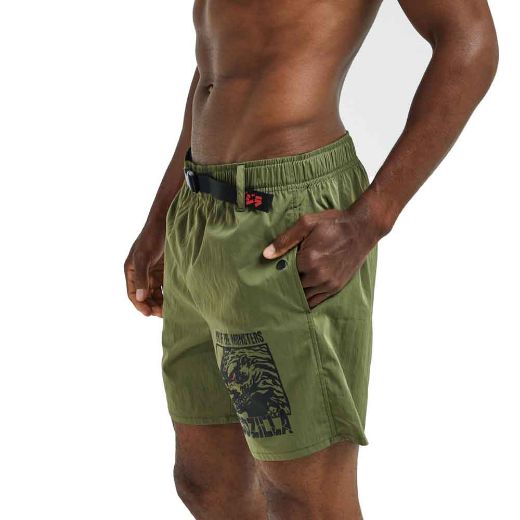 Picture of Godzilla King of the Monsters Active Belted Shorts